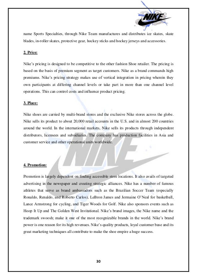 Nike internal external factors paper external factors affecting nike